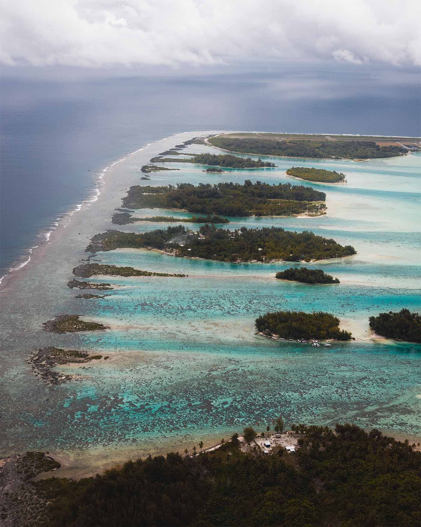 Les motus de Bora Bora