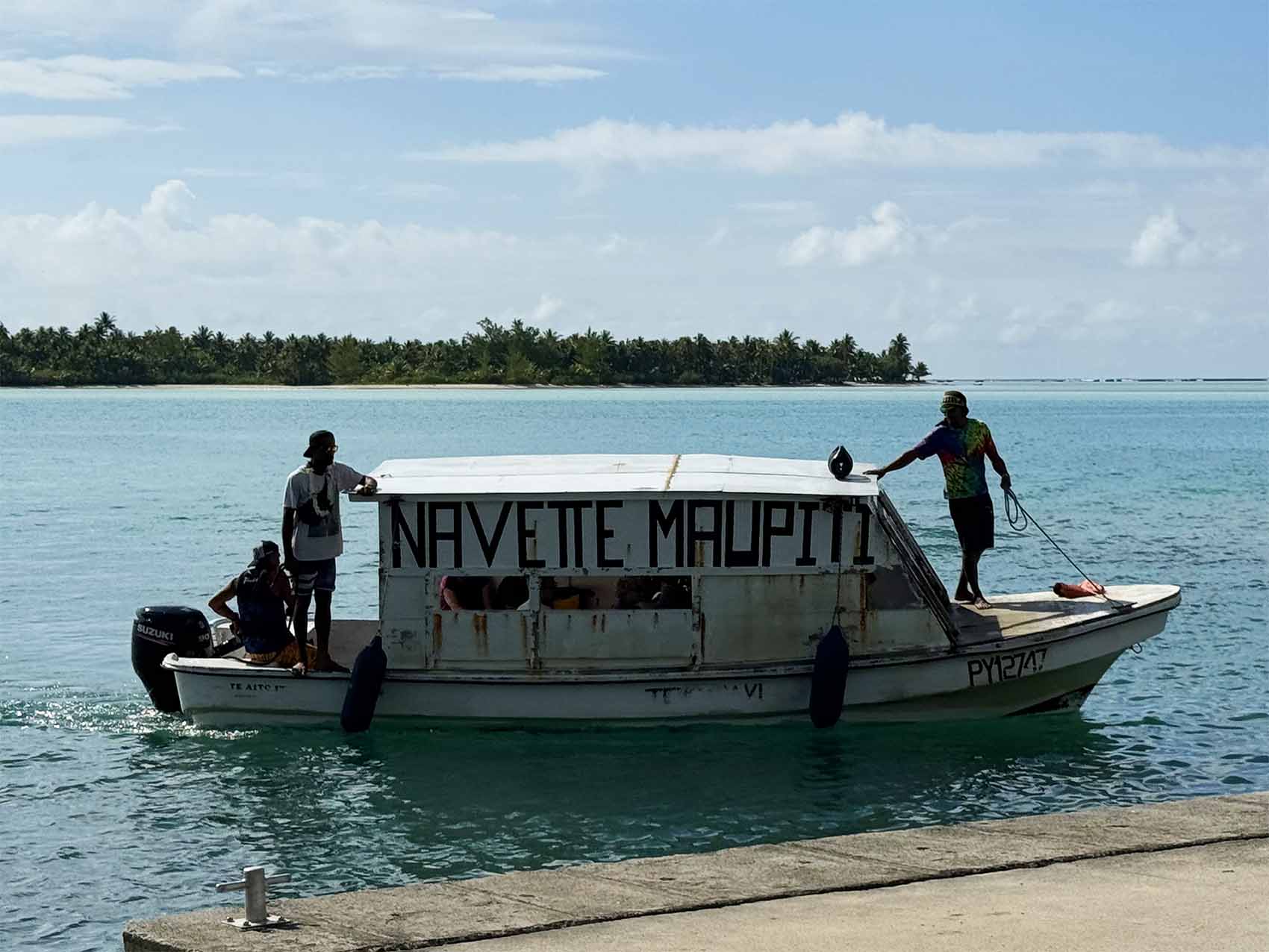 Navette maritime de Maupiti