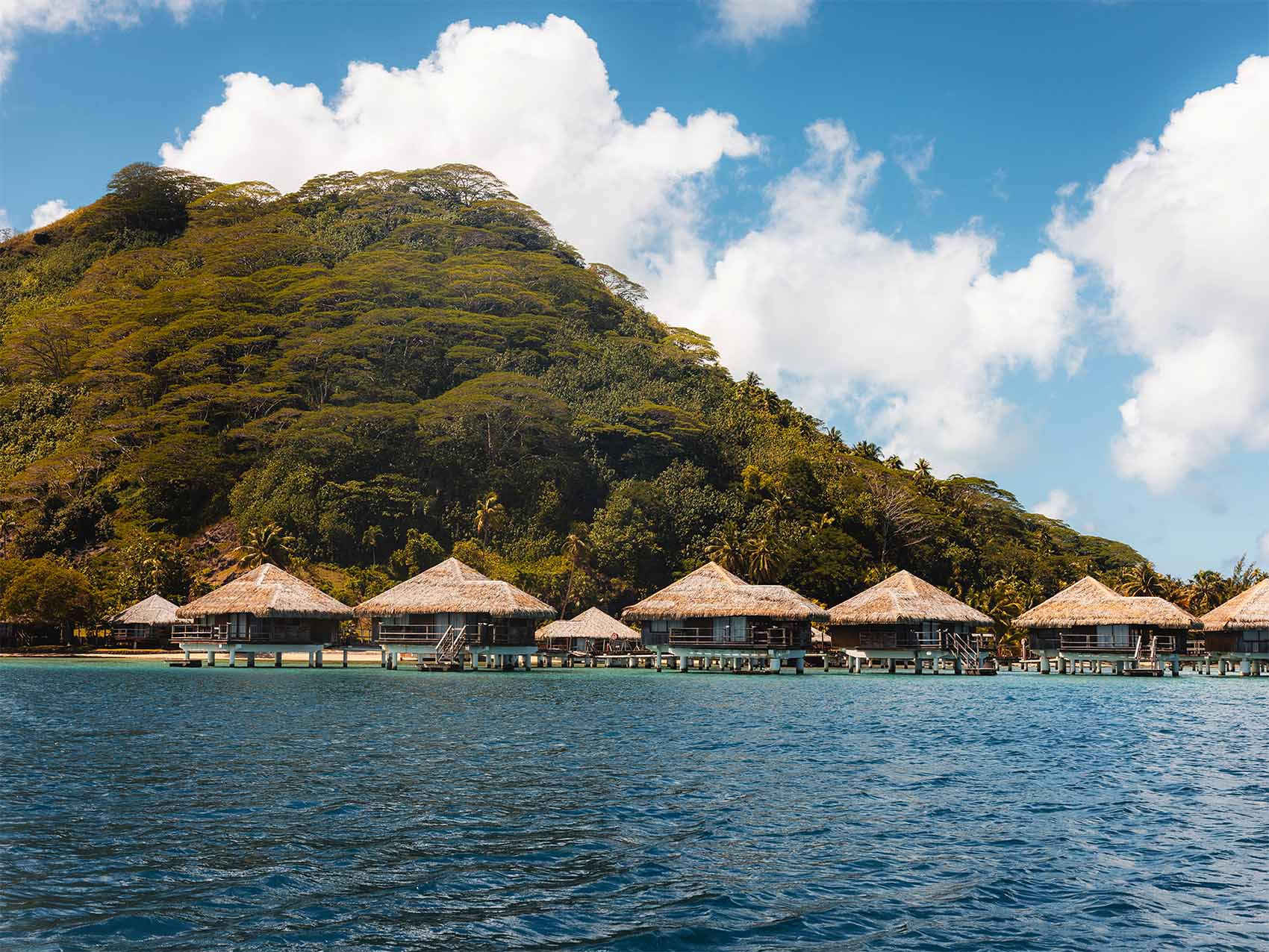 Ancien hôtel sur pilotis Royal Huahine