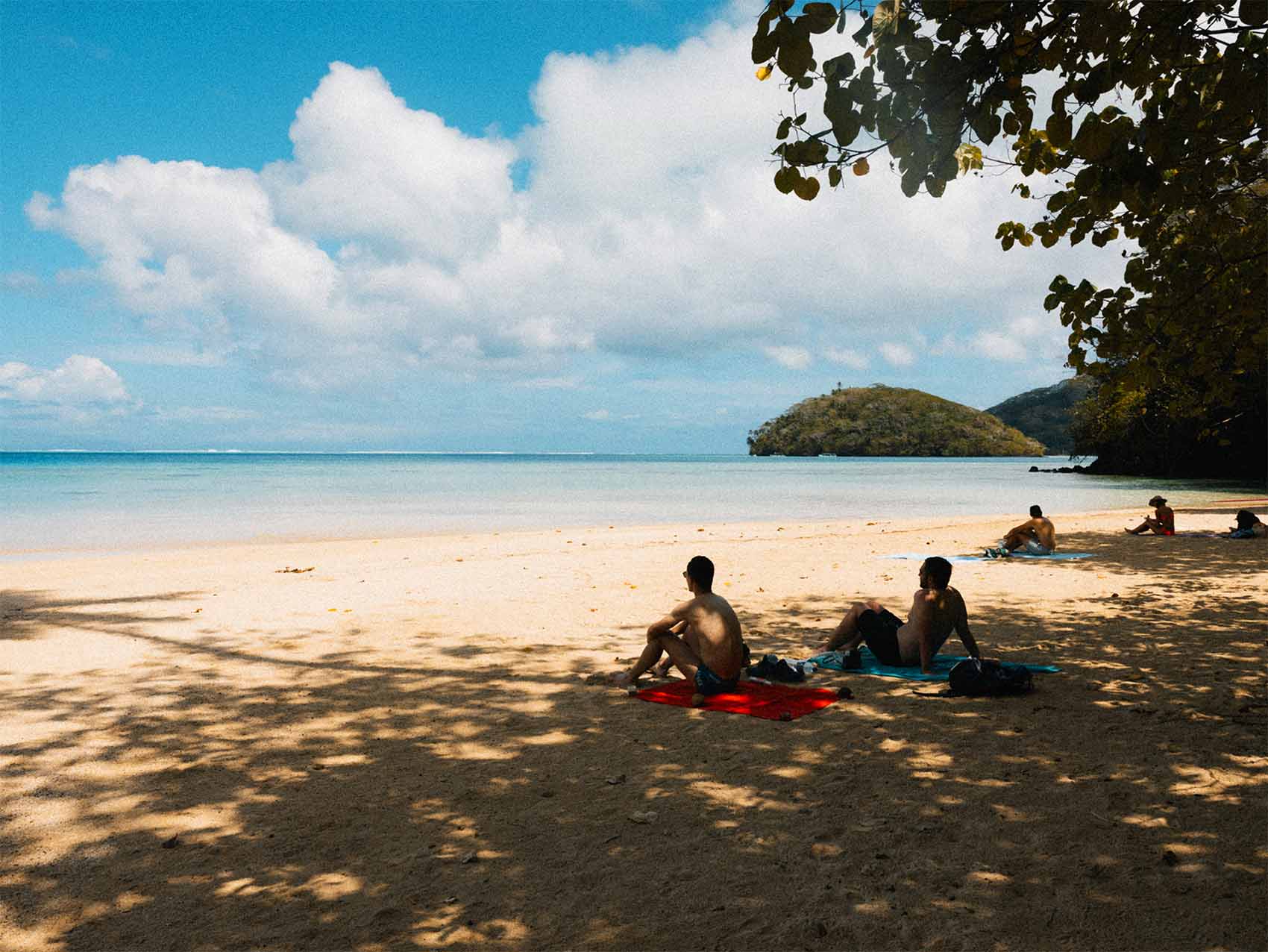 Plage Hana Iti à Huahine