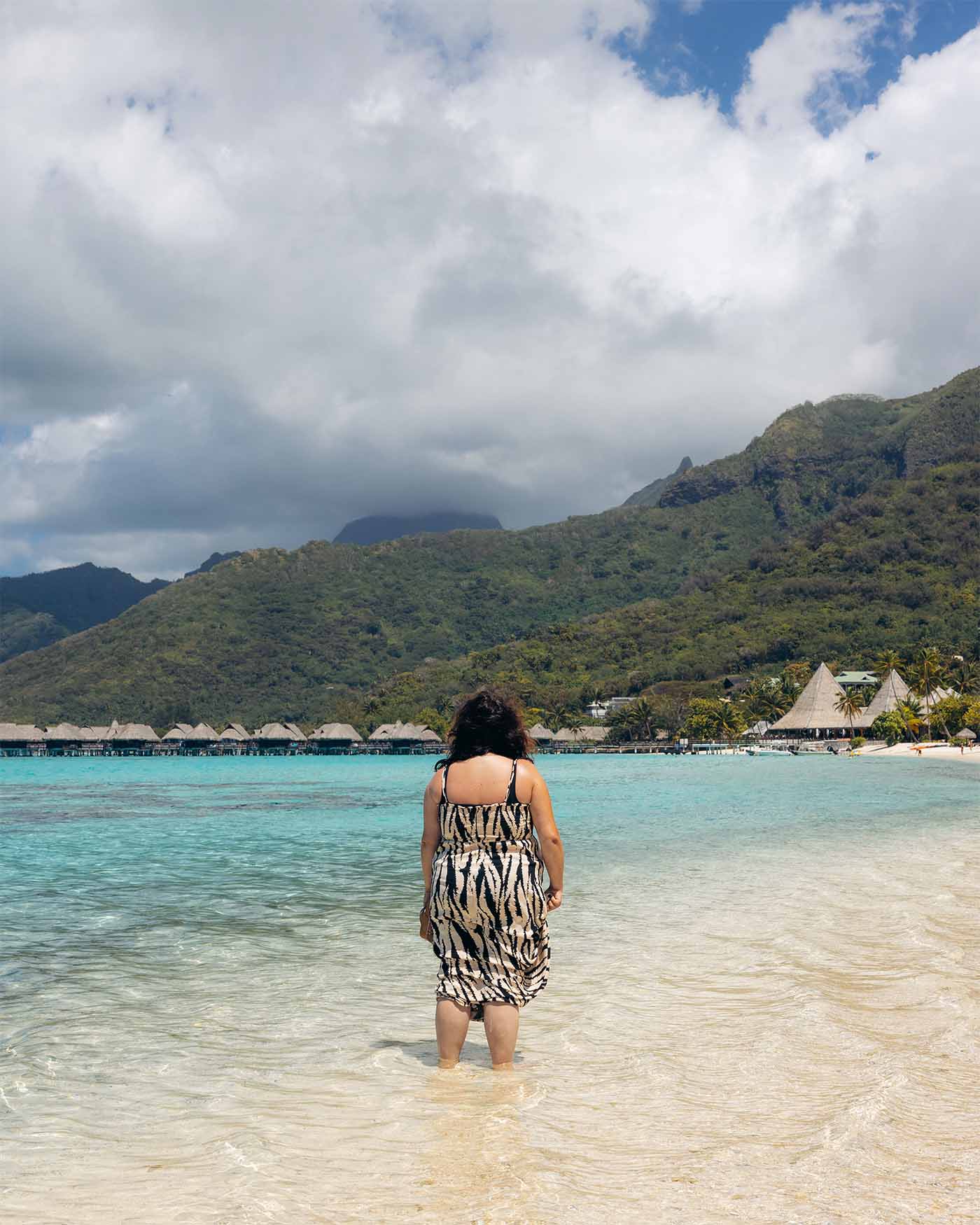 Plage de Temae à Moorea