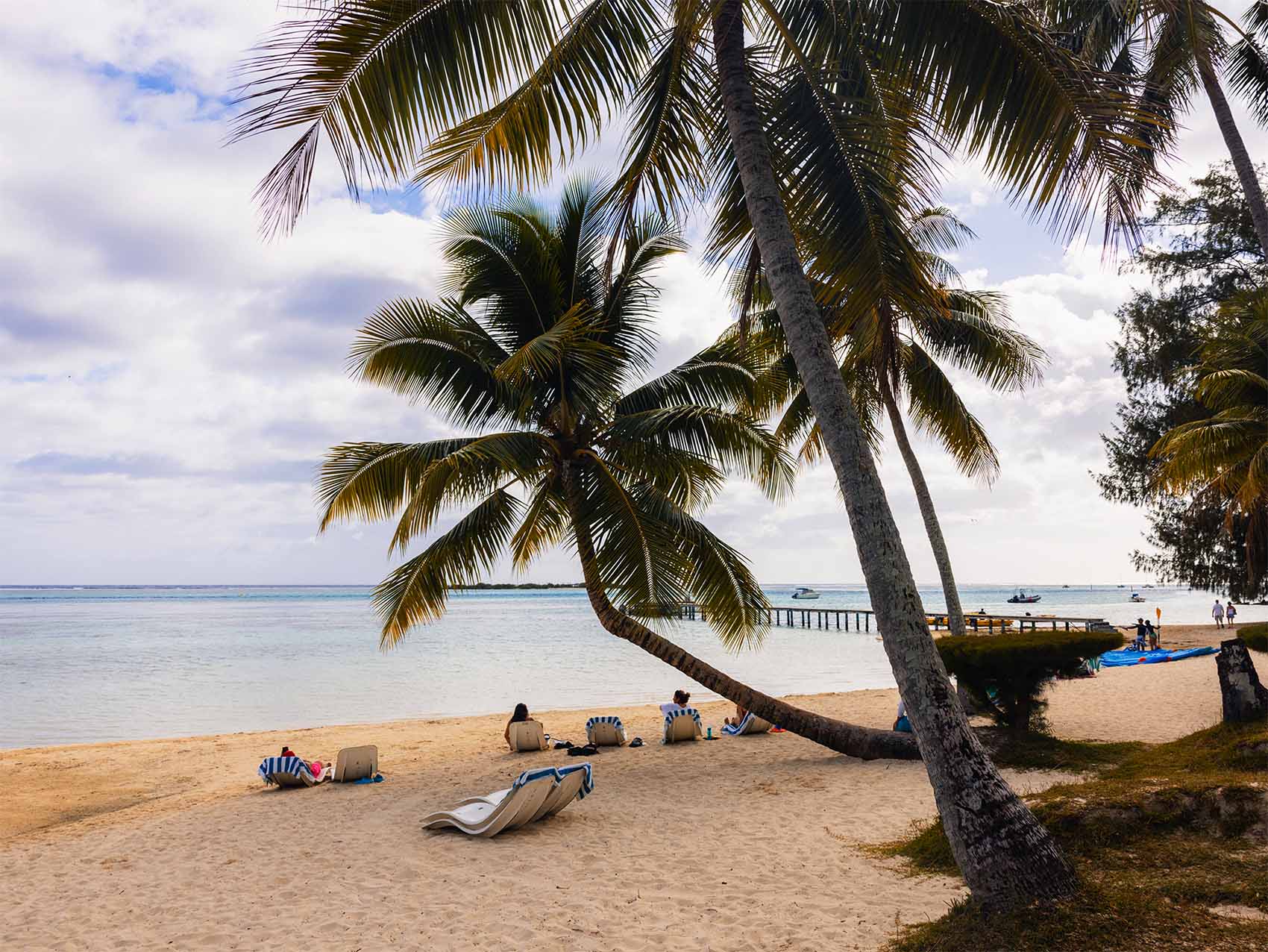 Plage des Tipaniers à Moorea