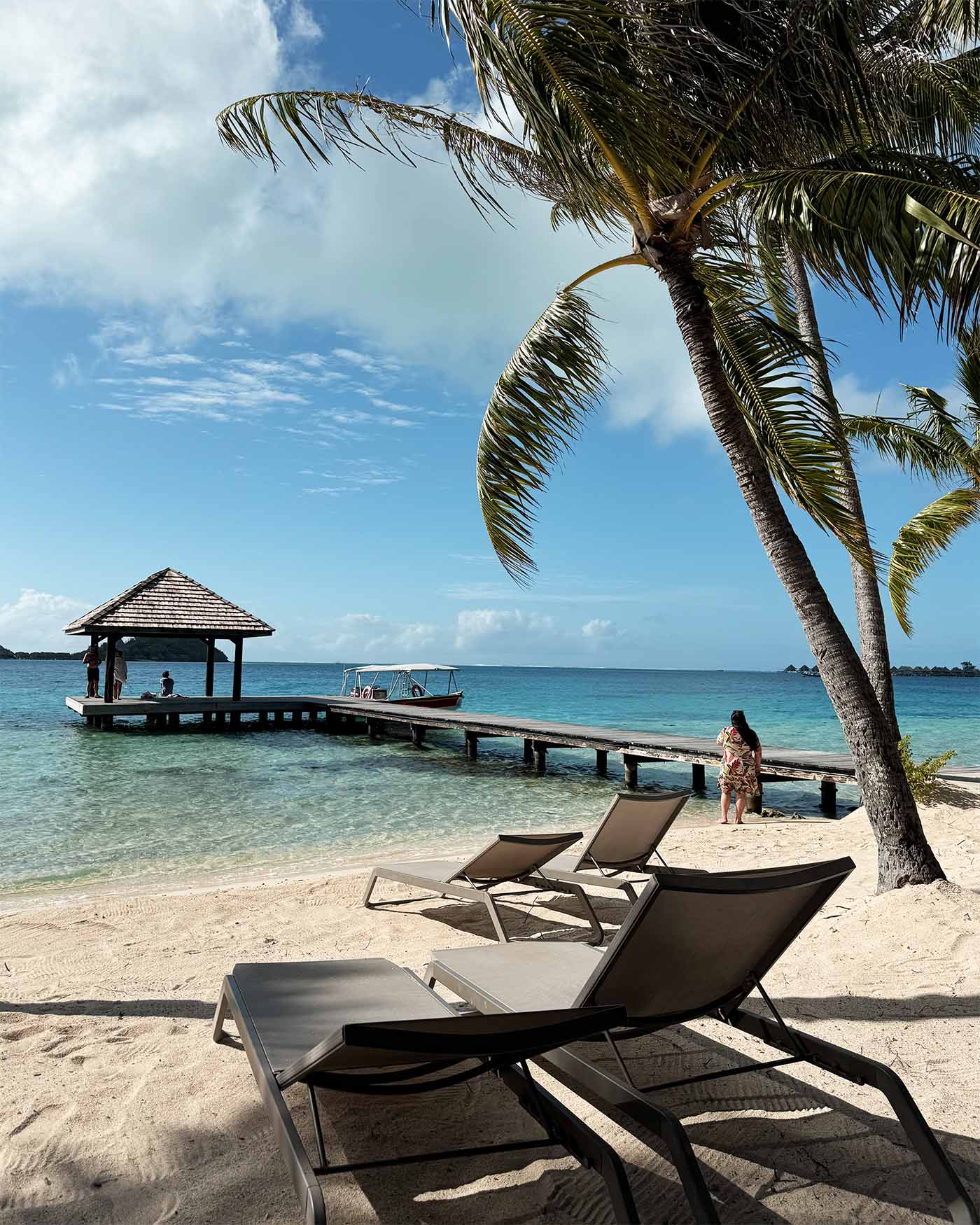 Le ponton du Royal Bora Bora