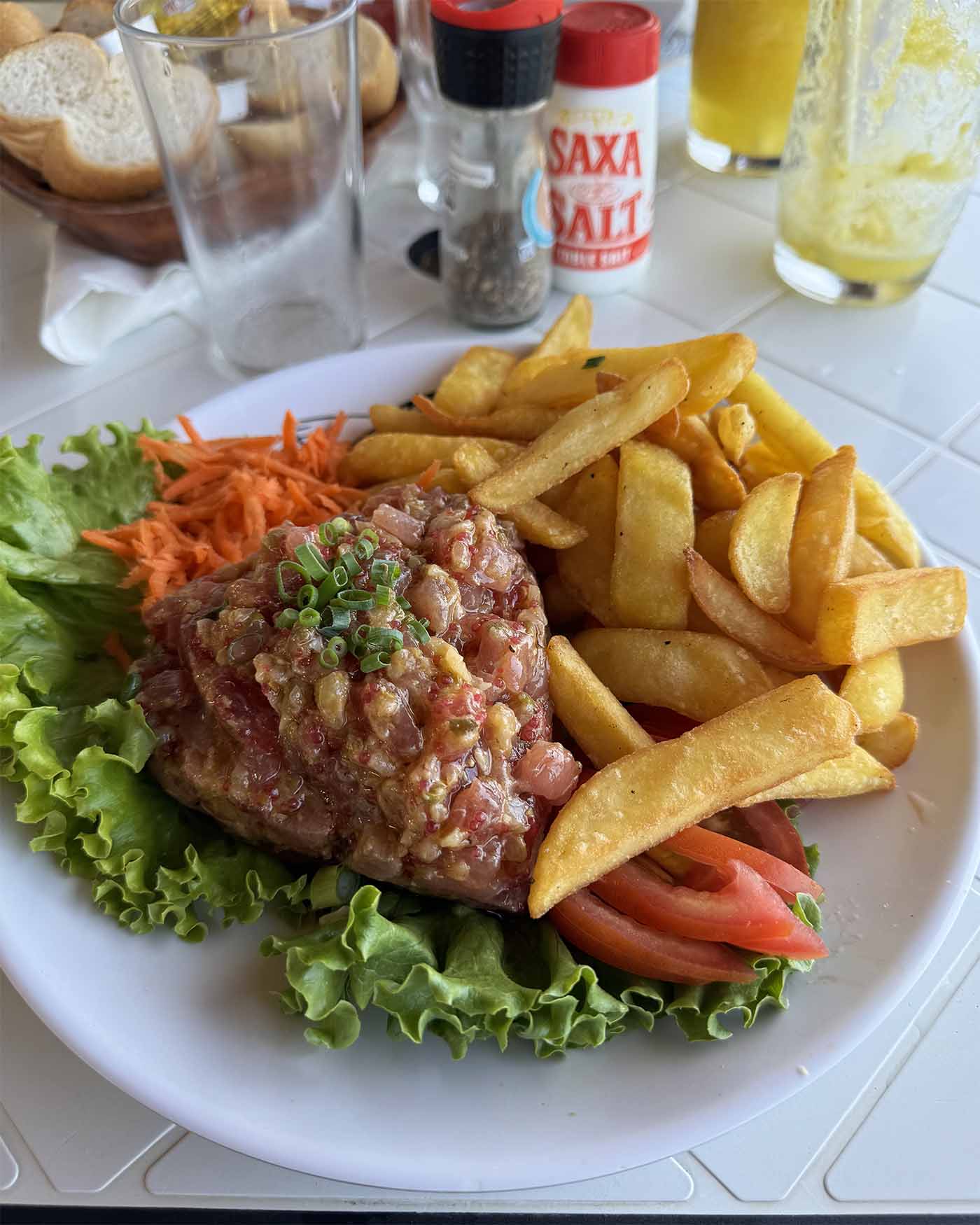 Tartare de Thon au Snack Mahana