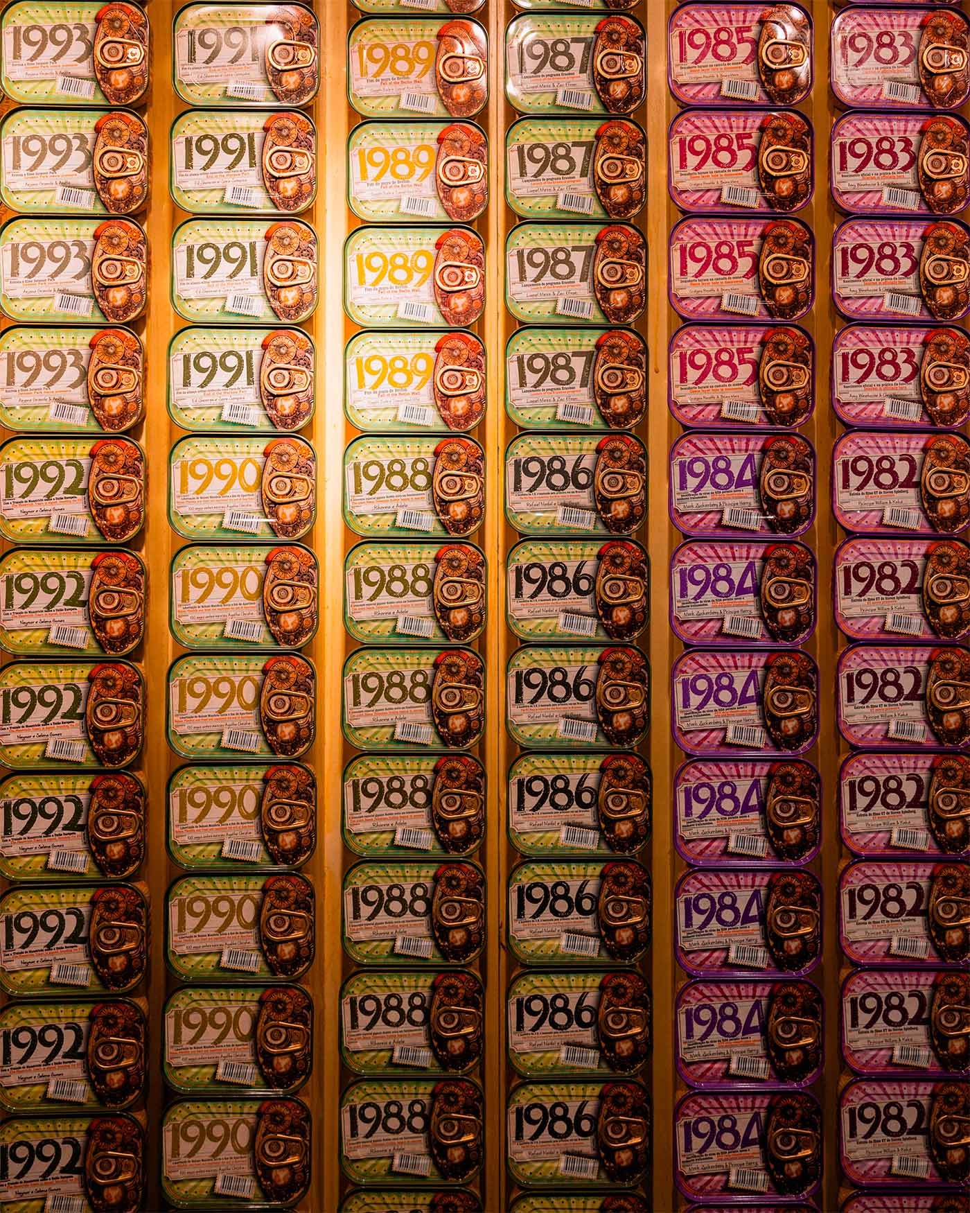 Boîtes de sardines chez Mundo Fantástico da Sardinha Portuguesa