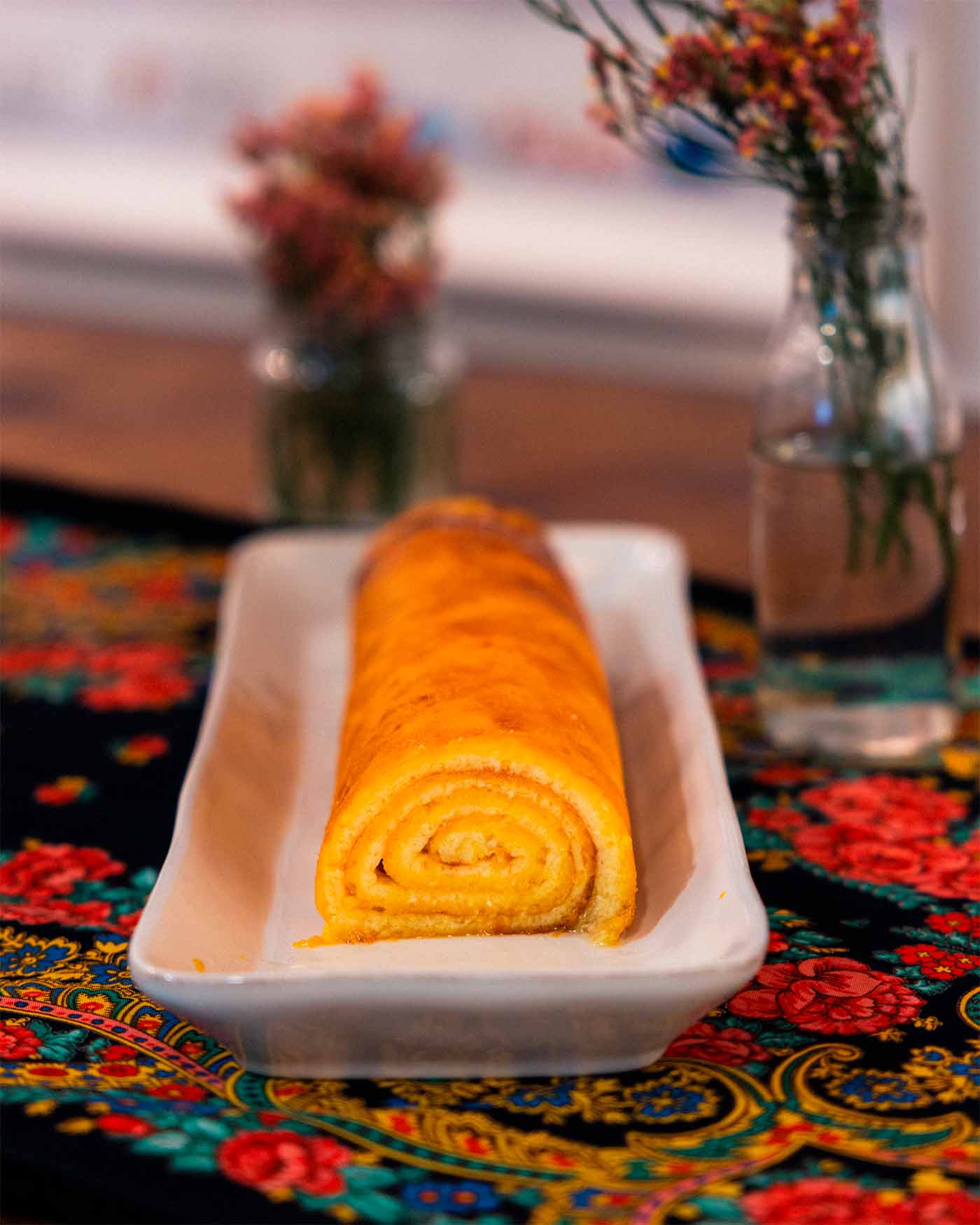 Orange Swiss Roll