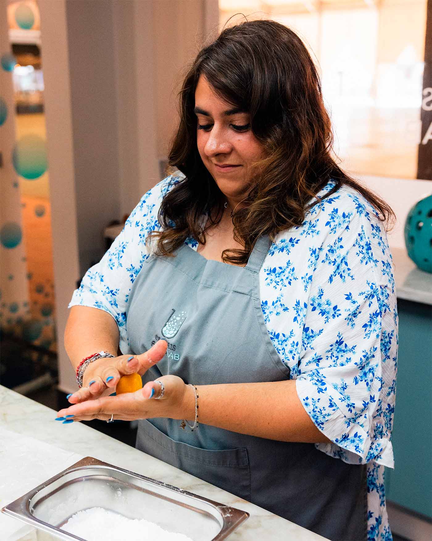 Anne-Sophie cuisine au Food Lab