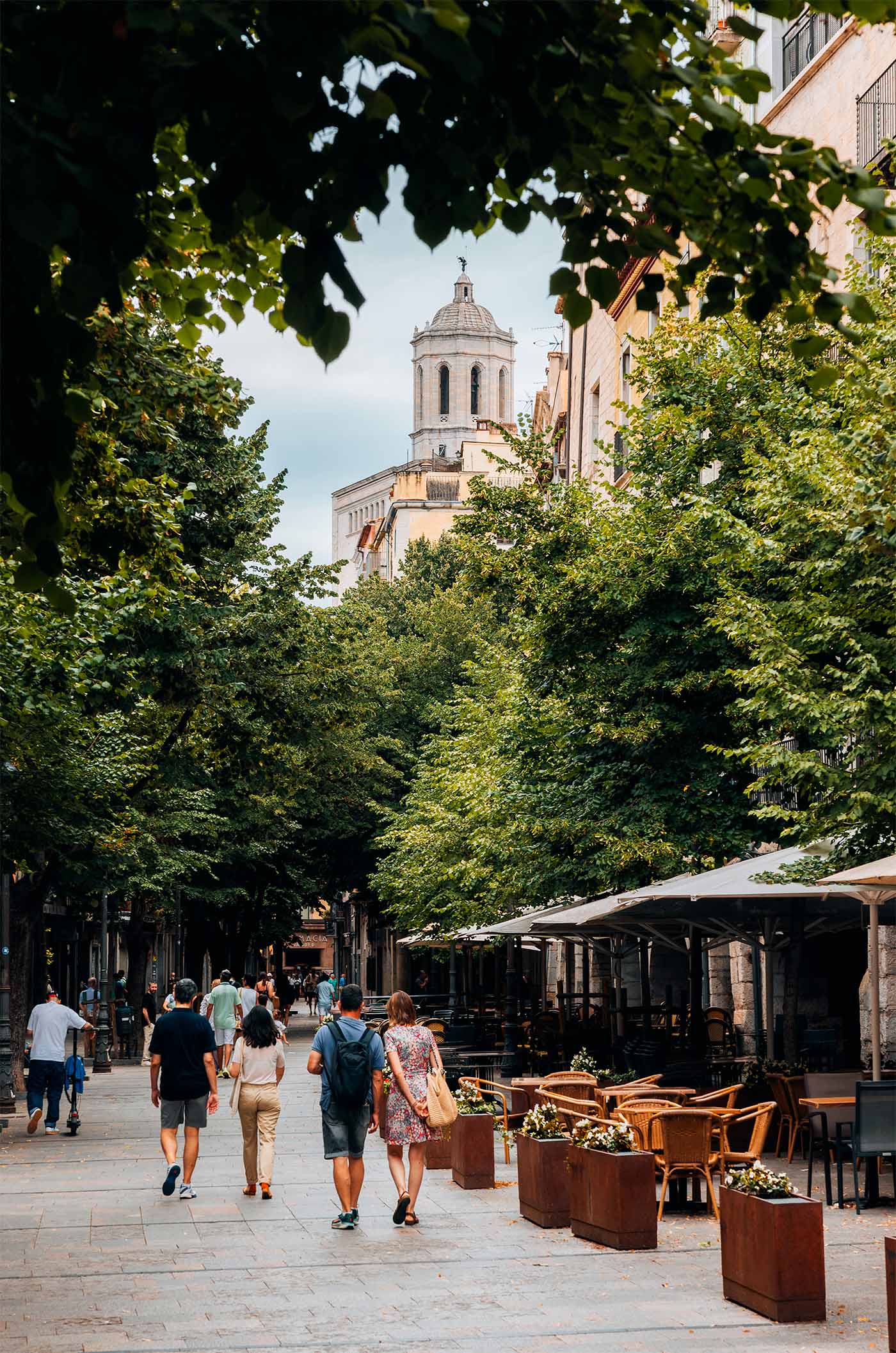 Rambla de la Llibertat à Gérone