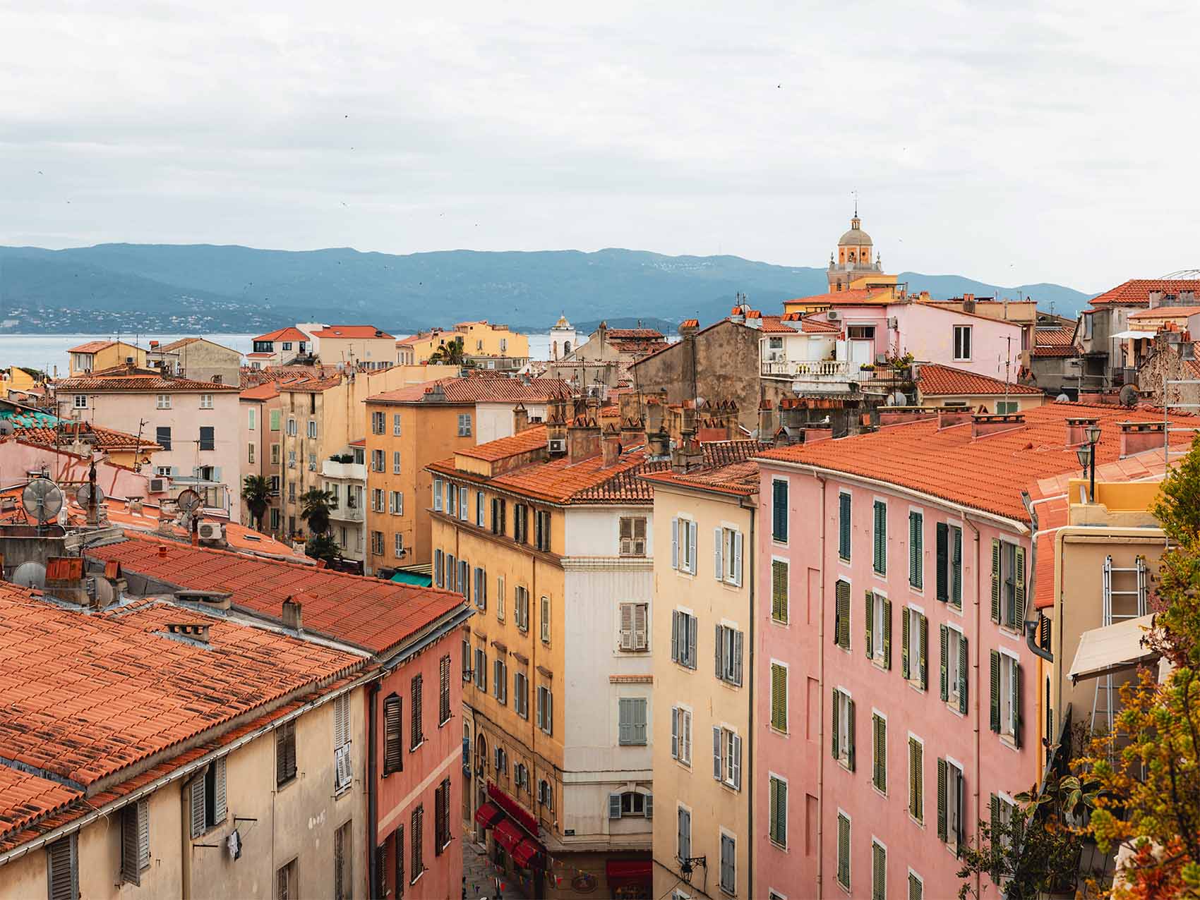 Vue depuis le rooftop de la Terrasse du Fesch à Ajaccio