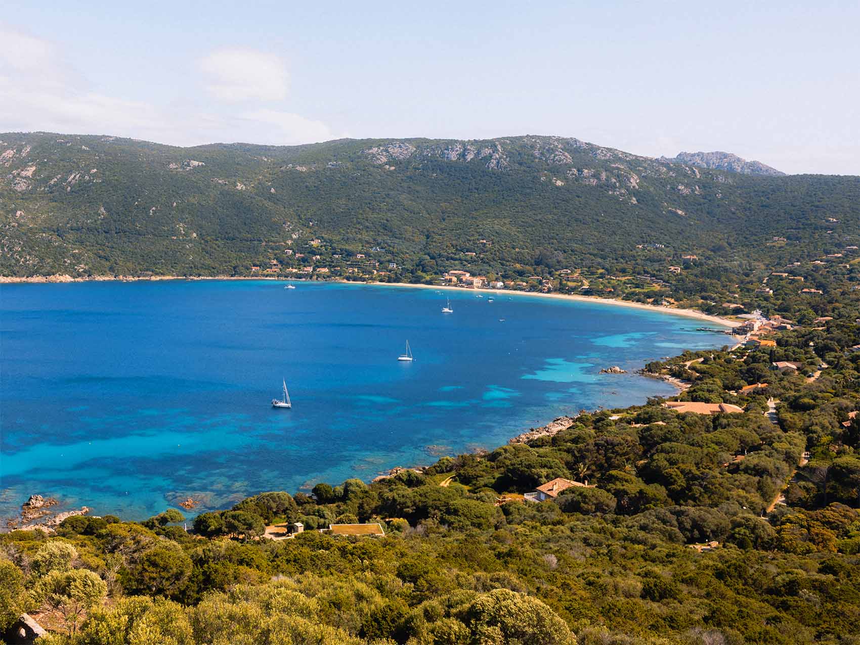 Vue depuis la tour génoise de Campomoro