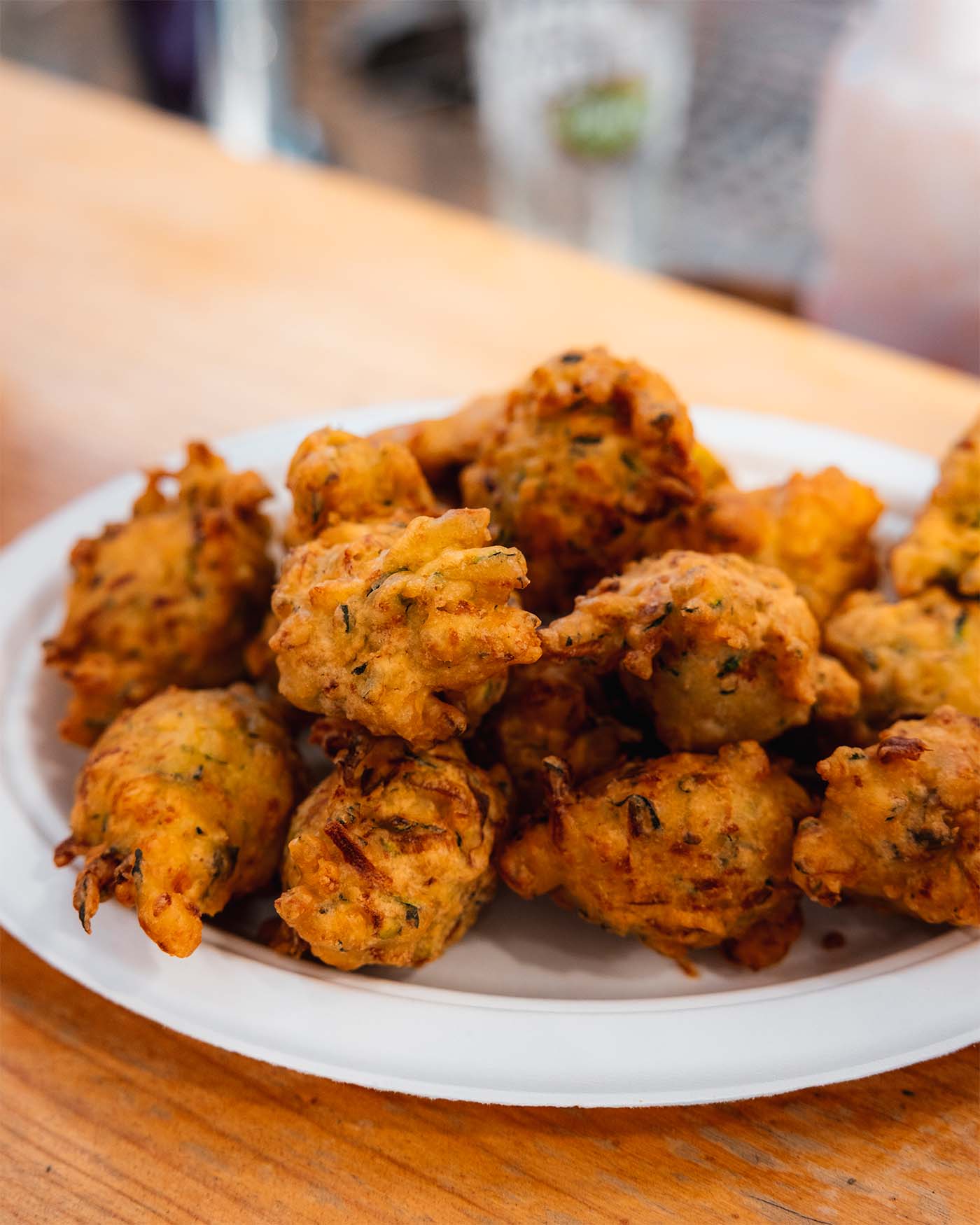 Atelier cuisine beignets de courgette avec le chef Lambert