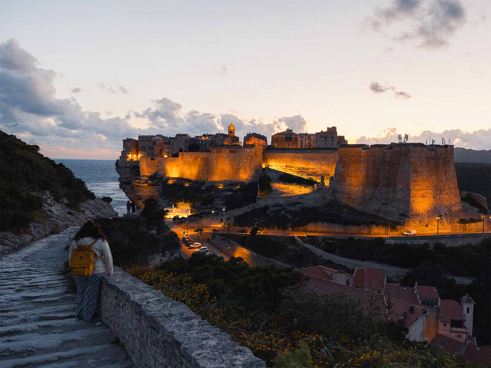 Point de vue sur Bonifacio