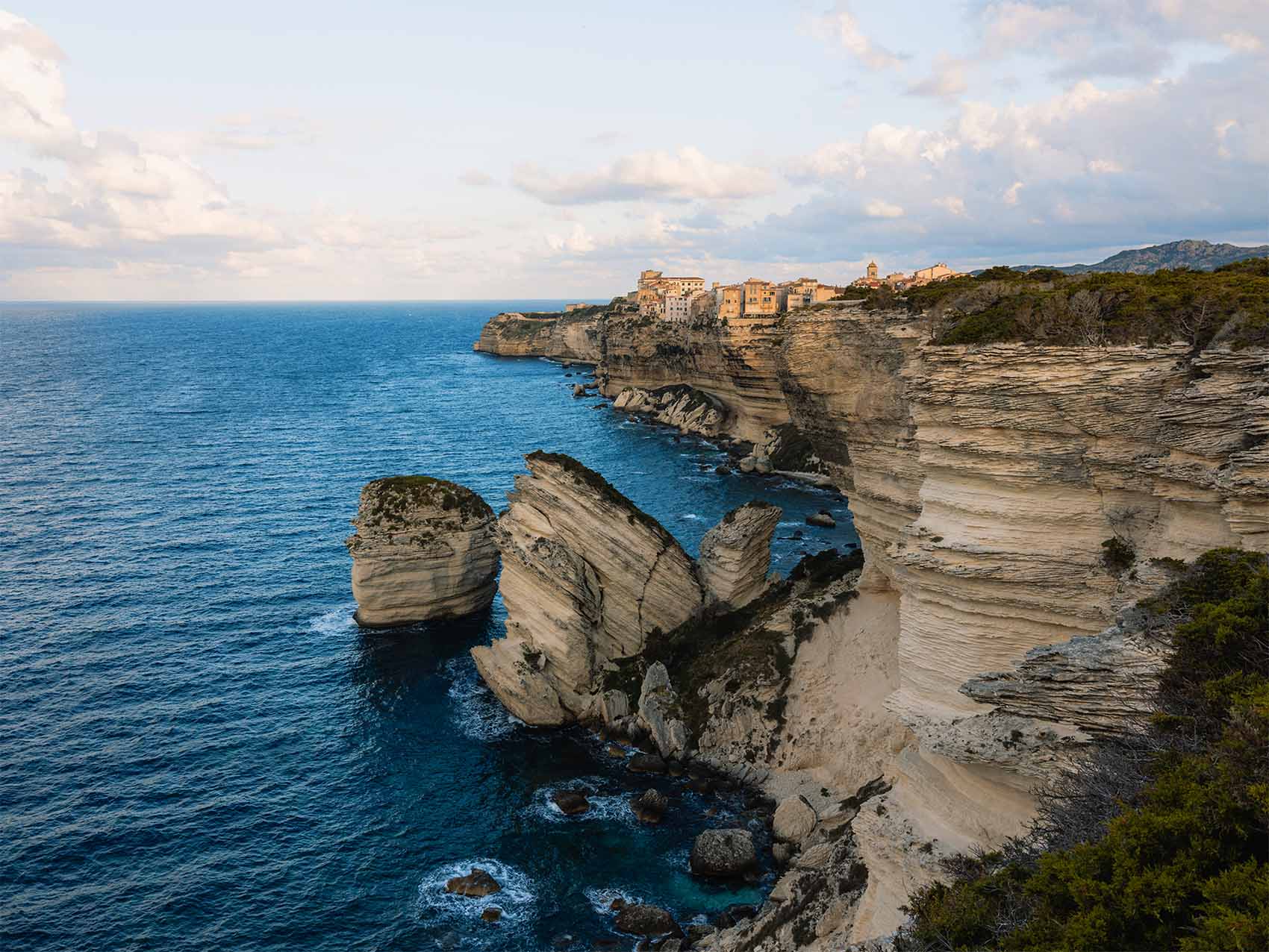 Point de vue sur Bonifacio