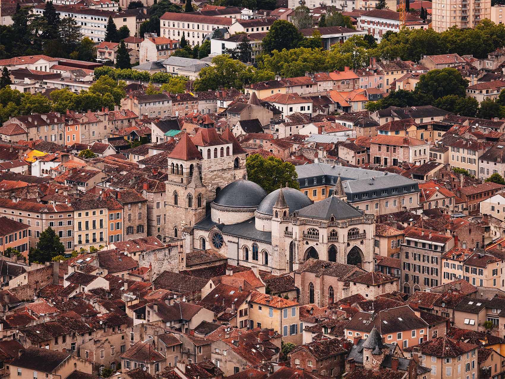 Panorama depuis le Mont Saint Cyr de Cahors