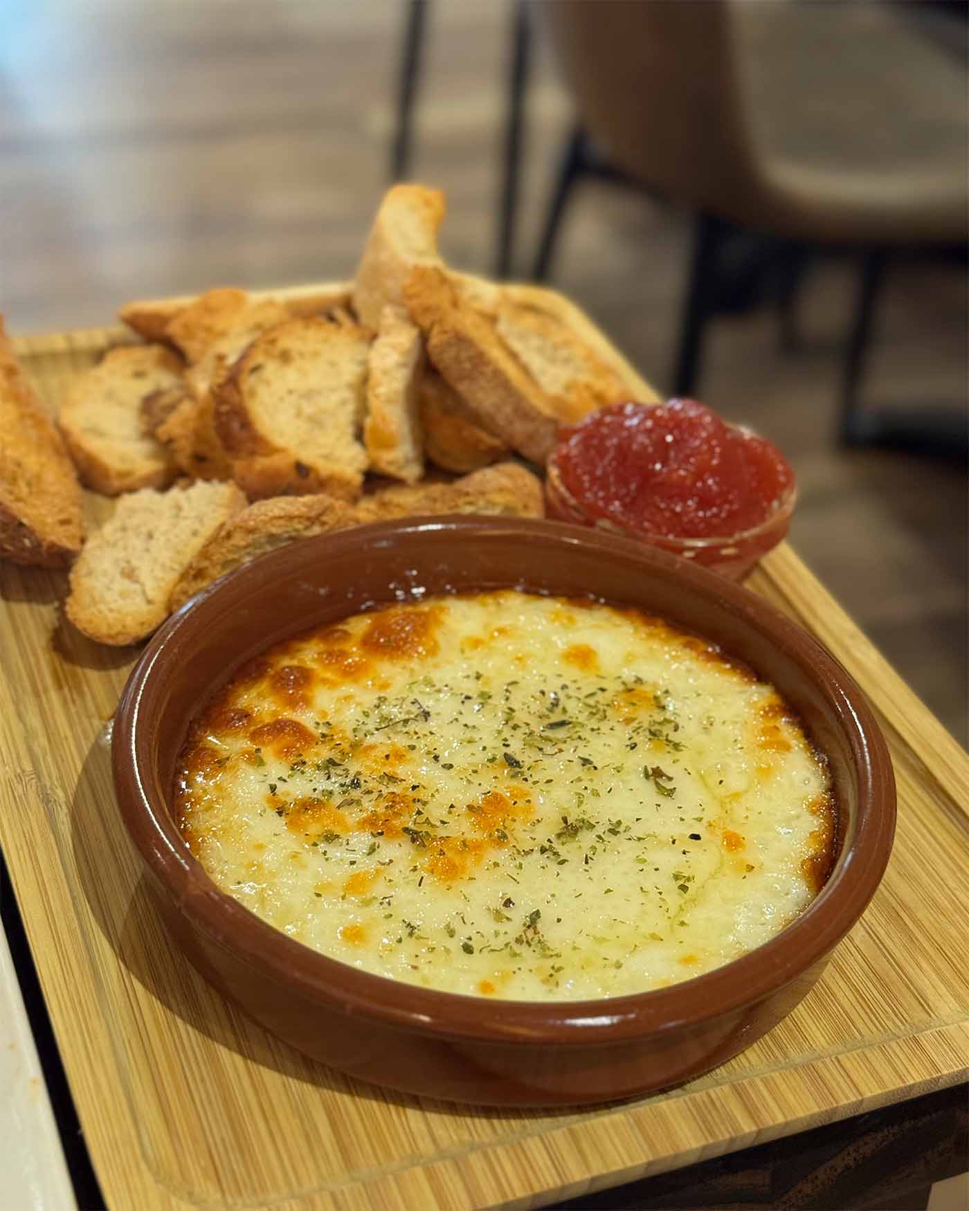 Restaurant la Tapeta de Gérone - Fromage fondu