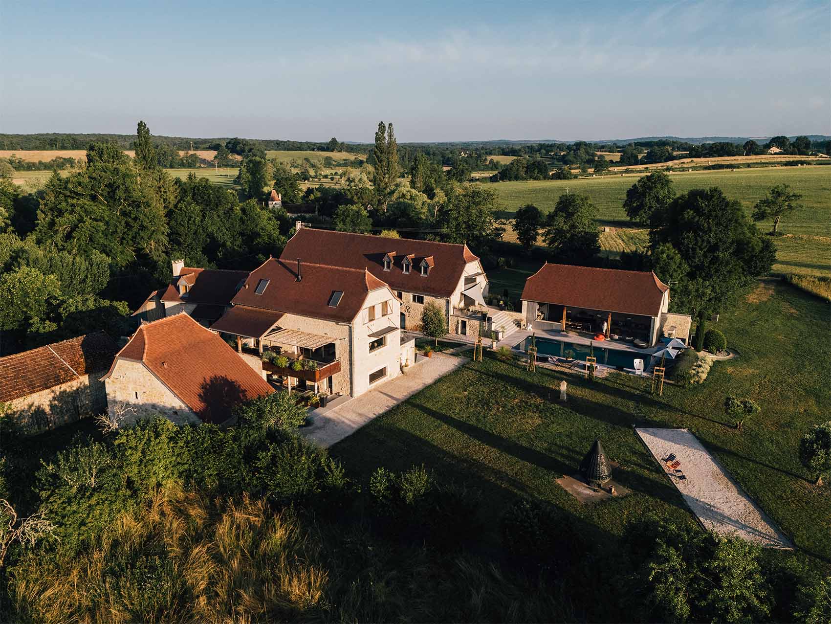 Maisons d'en face en Aveyron