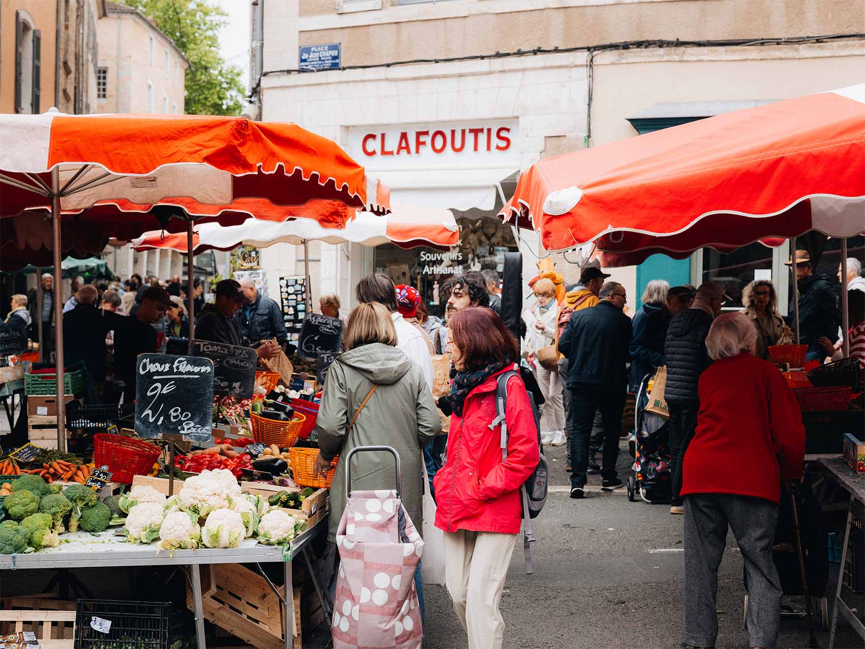 Marché de Cahors - Cahors et Saint-Cirq-Lapopie