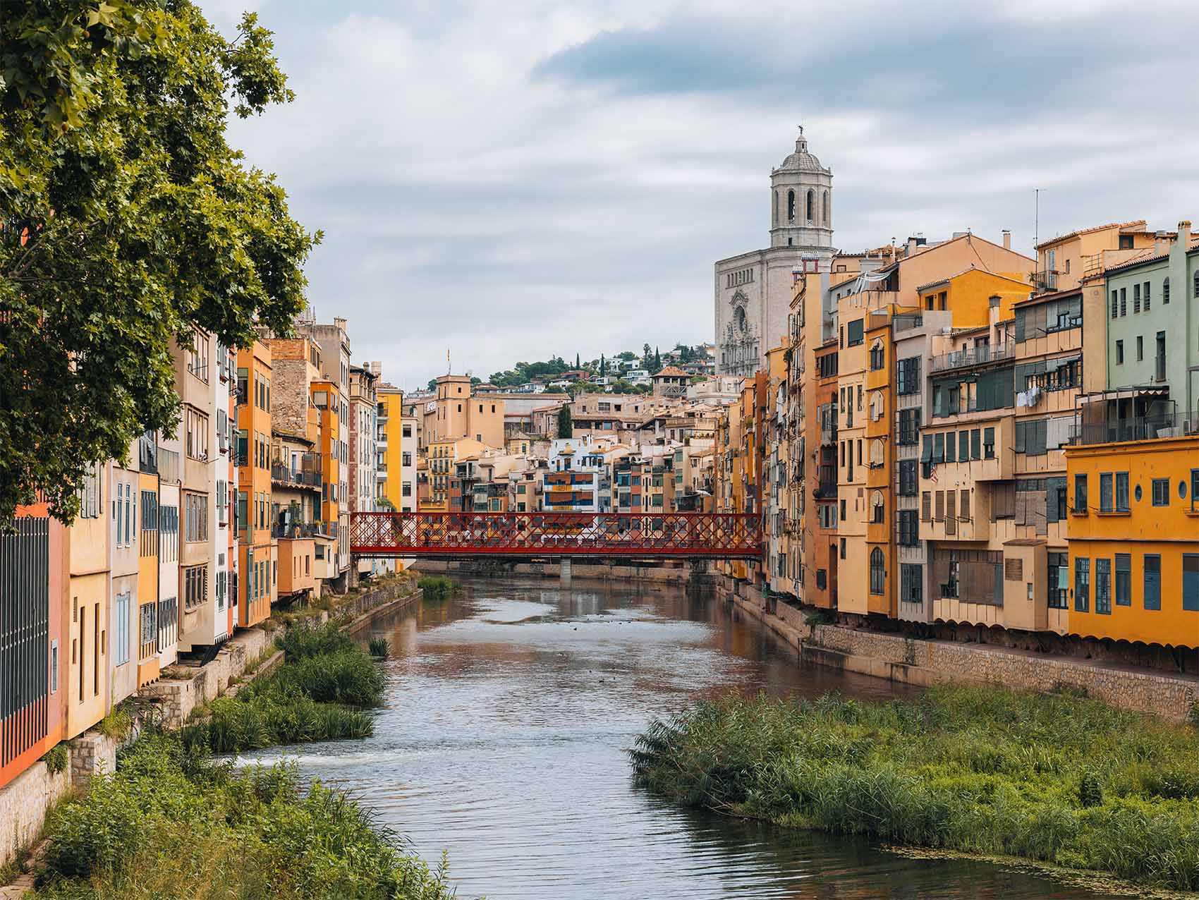 Pont de les Peixateries Velles (Pont Eiffel) vu depuis le pont de Pedra