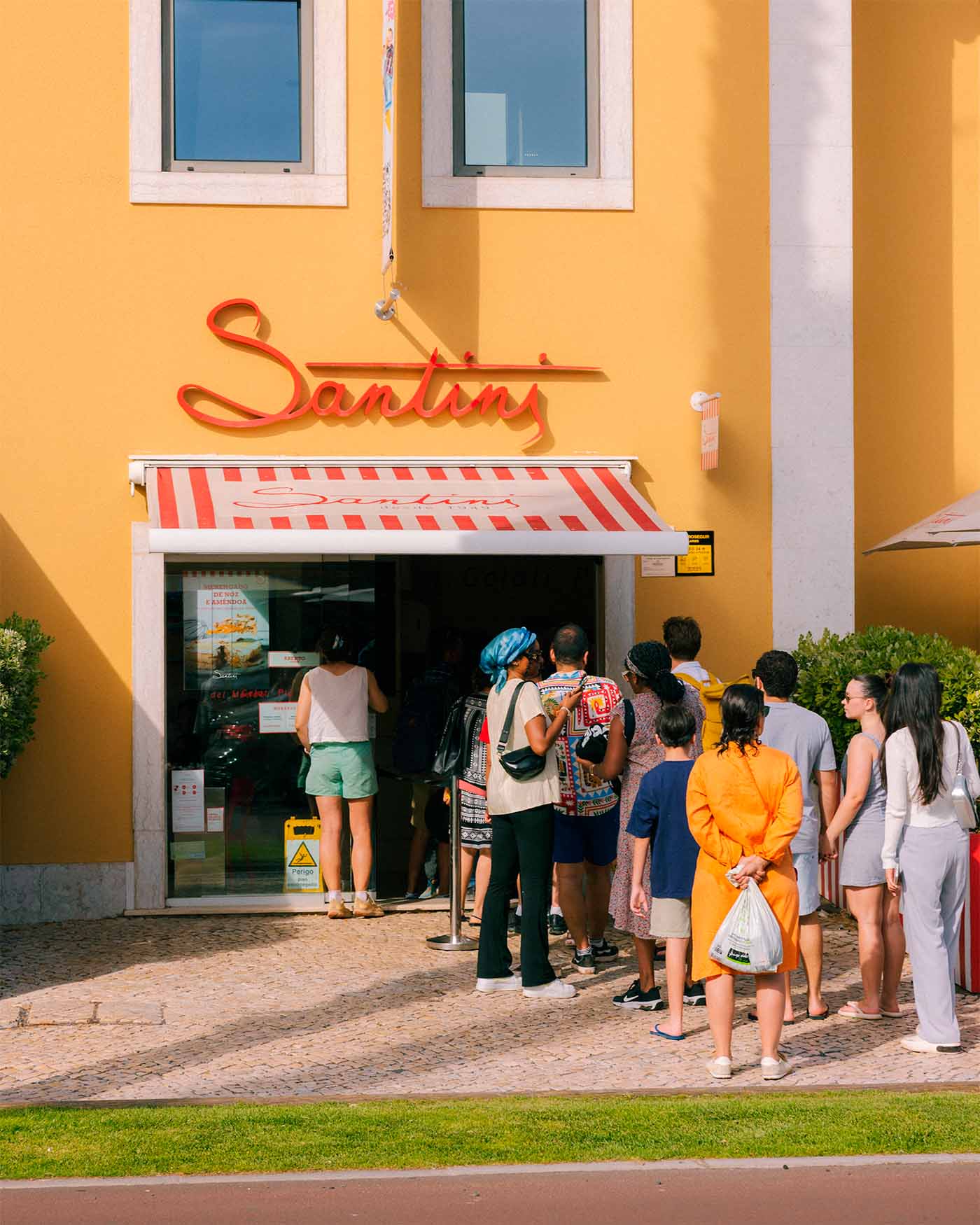 Glaces Santini à Cascais - Devanture de la boutique