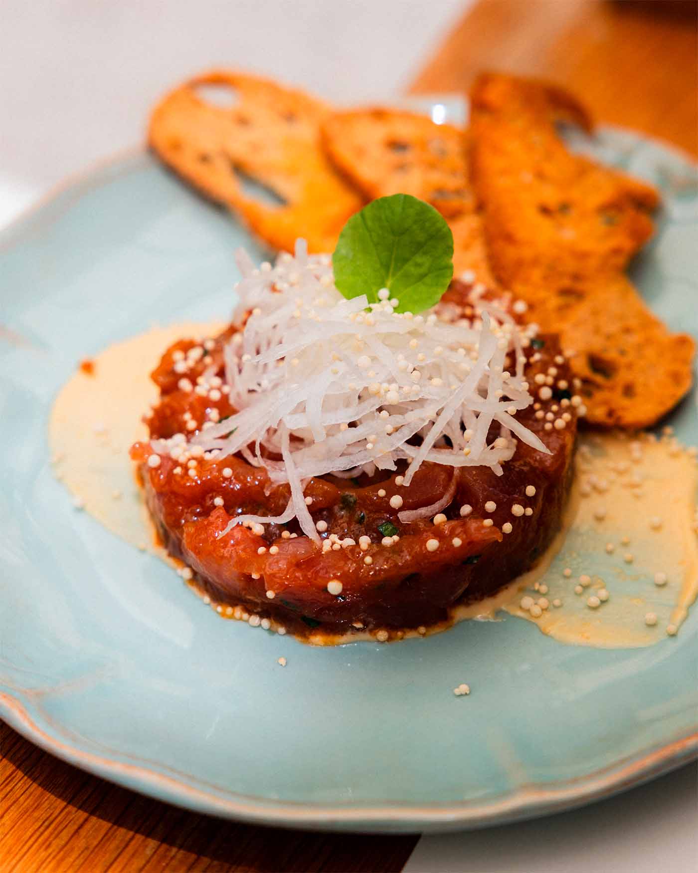 Tartare de boeuf au restaurant Cantinho do Avillez à Cascais