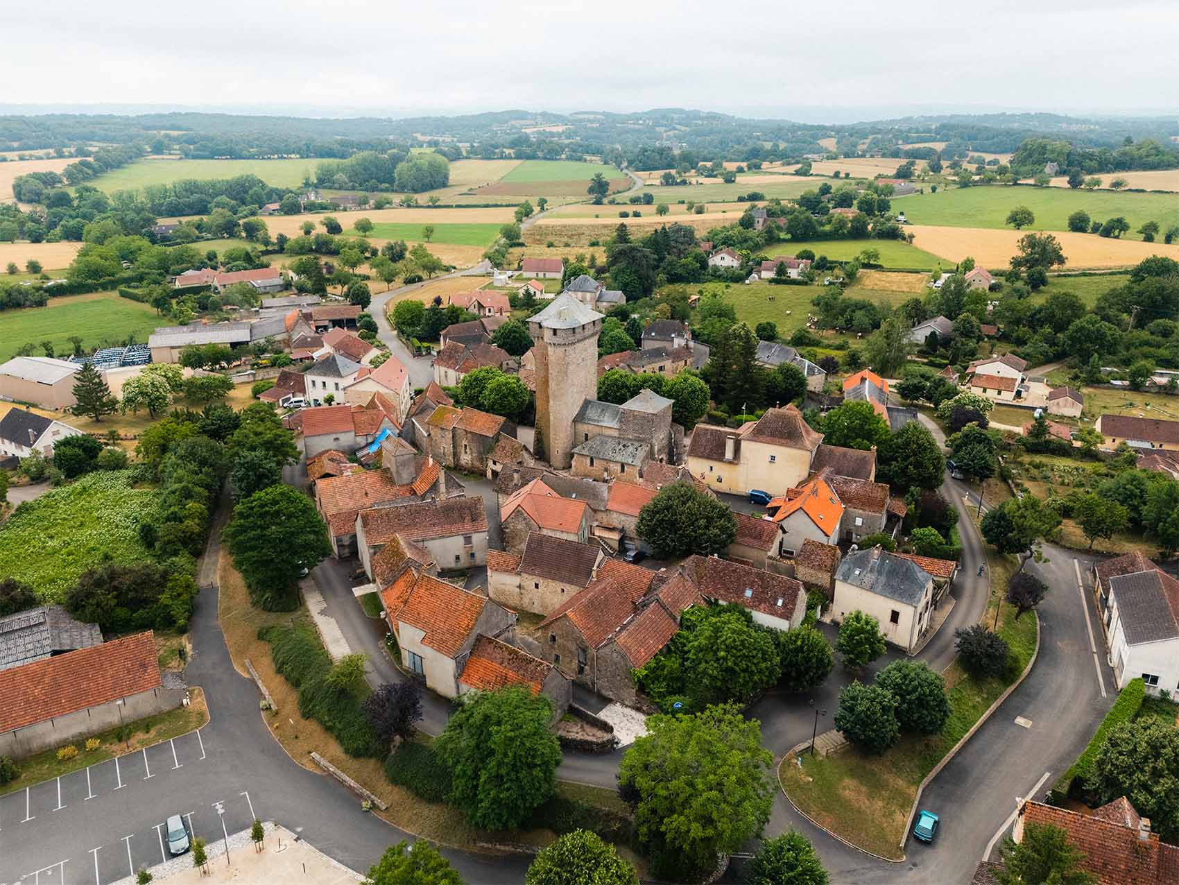 Village de Sainte-Croix - Bastides et Gorges de l’Aveyron 