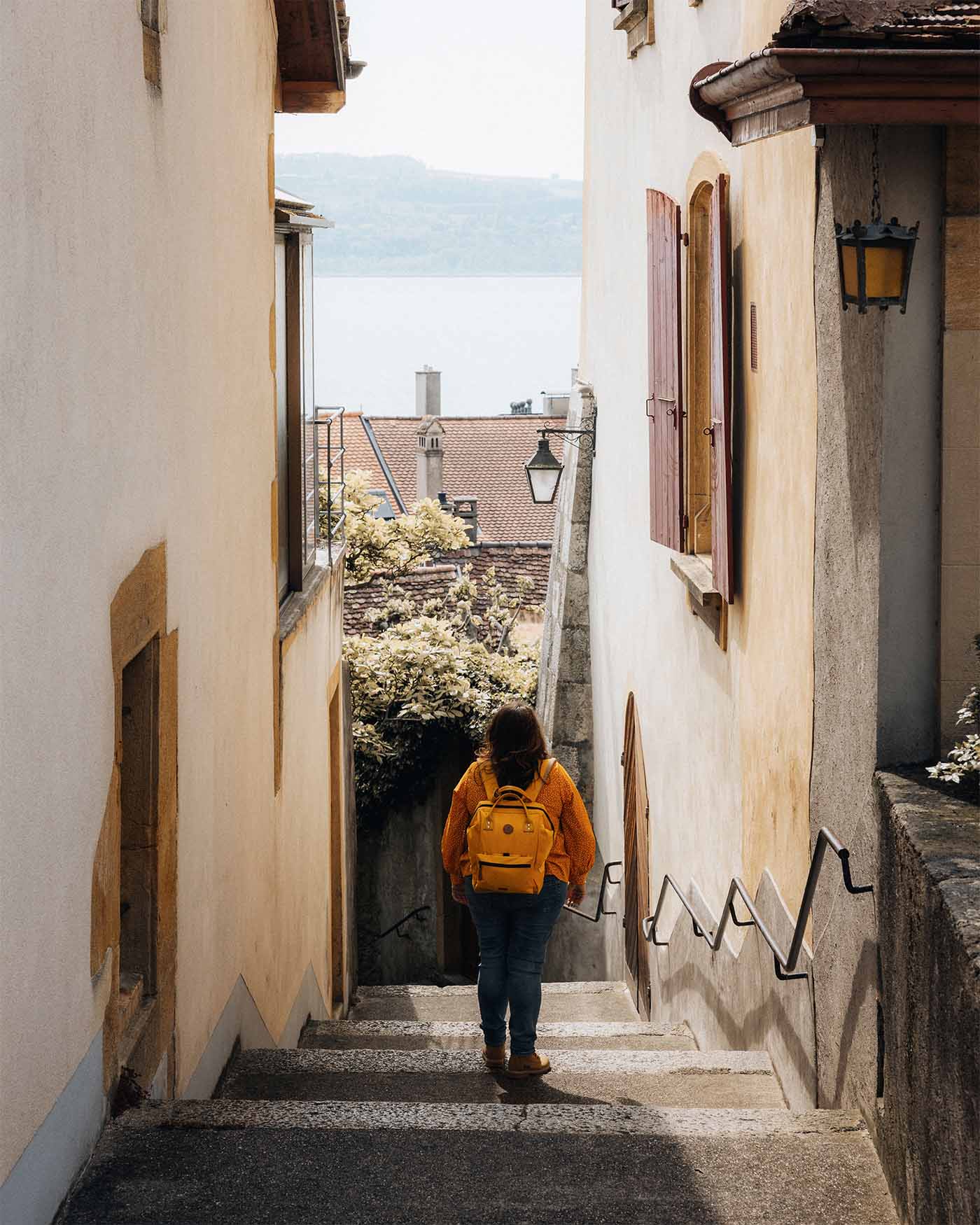 Village de Grandson en Suisse