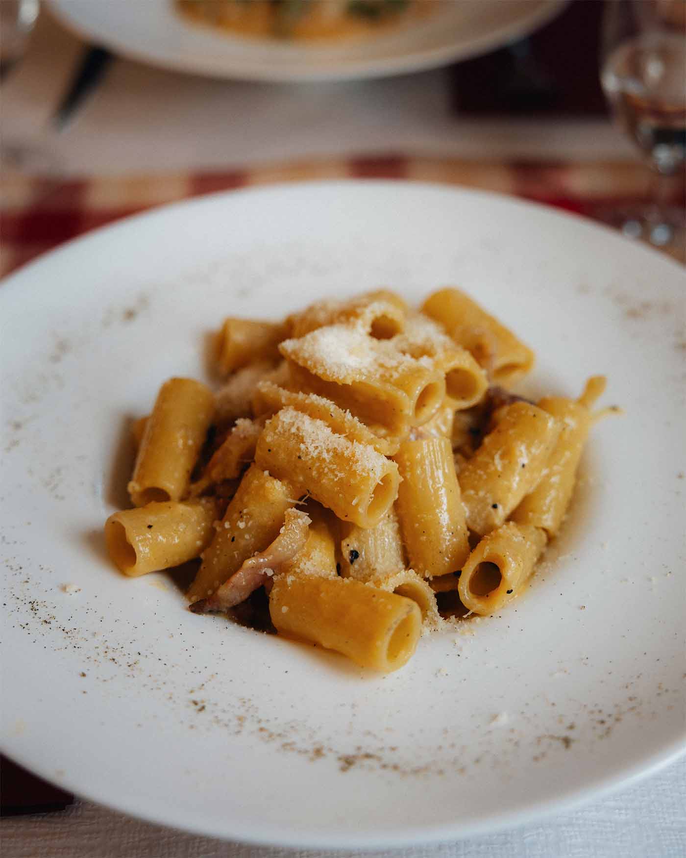 Plat de pâtes au restaurant la Grande Da Antonio à Yverdon-les-bains