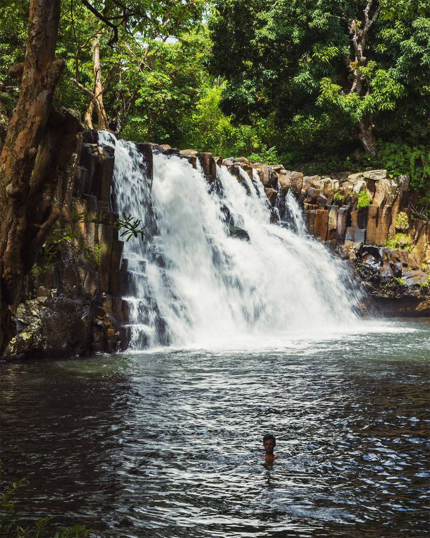 Point de vue sur la cascade de Rochester