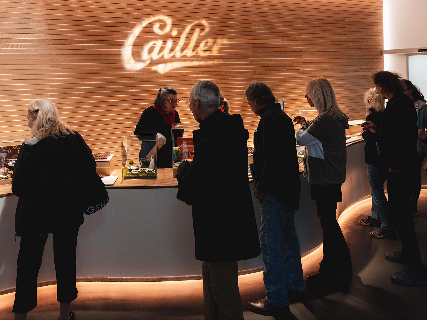 Dégustation de plusieurs chocolats de la maison cailler