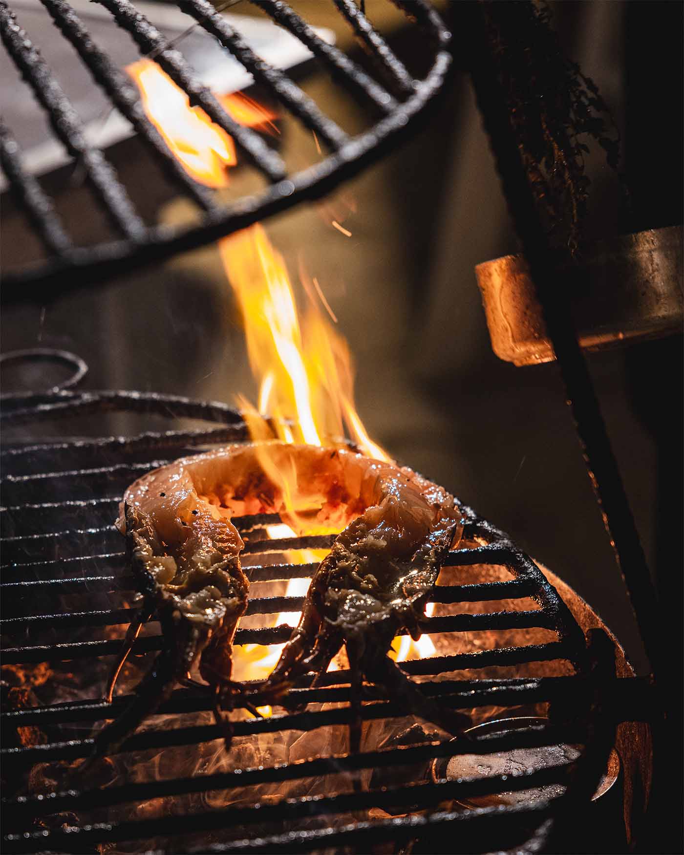 Langouste grillée au barbecue
