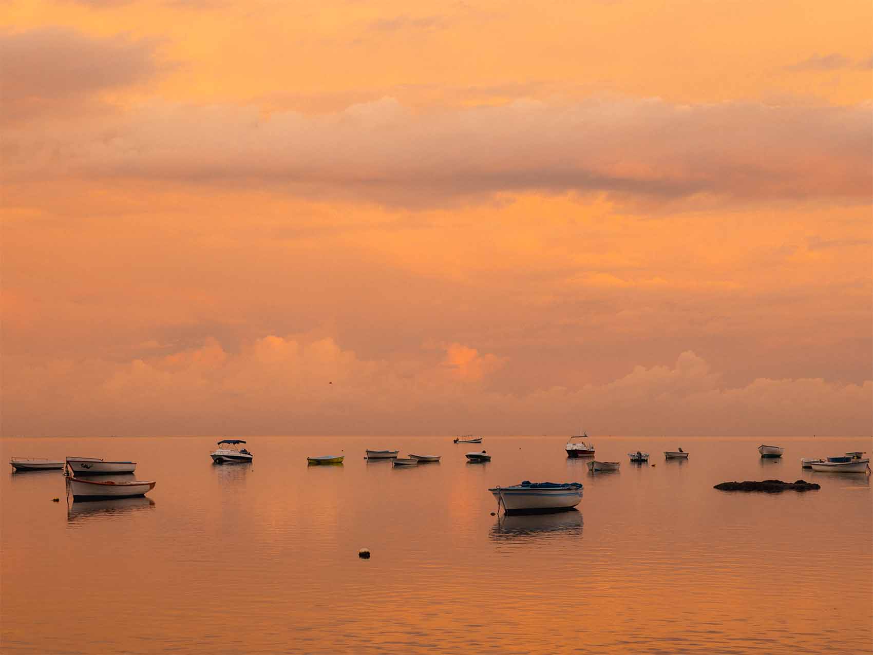 Lever de soleil à la Gaulette Île Maurice
