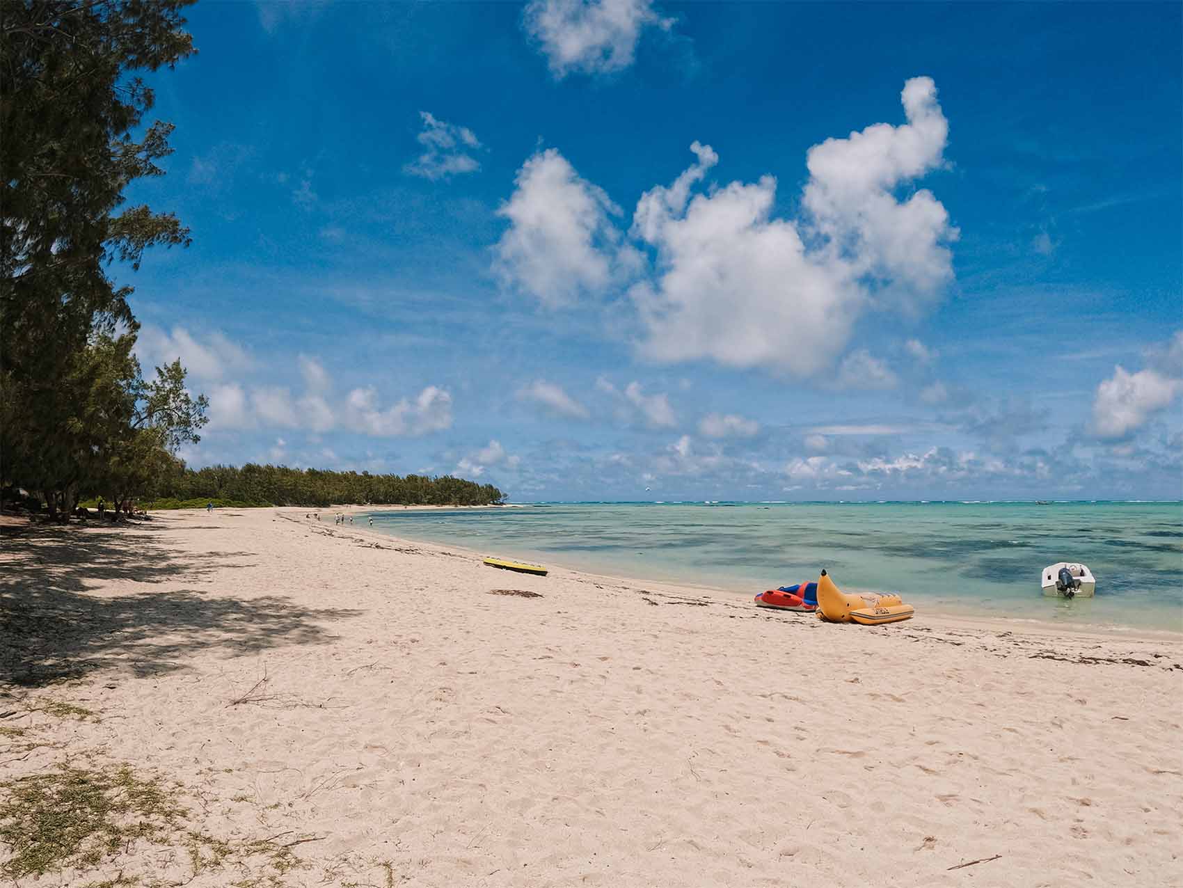 Plage de l'Île aux Cerfs à l'Île Maurice
