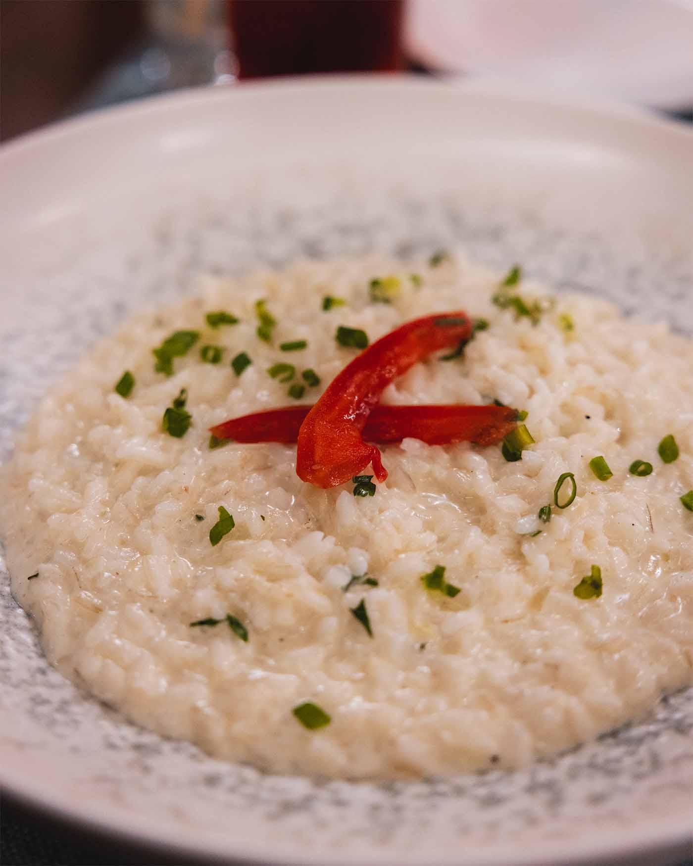 Risotto au restaurant Crazy Fish du Veranda Tamarin